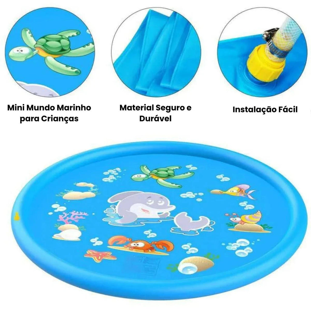 Brinquedo Inflável Tapete de Água para Crianças 100/170cm