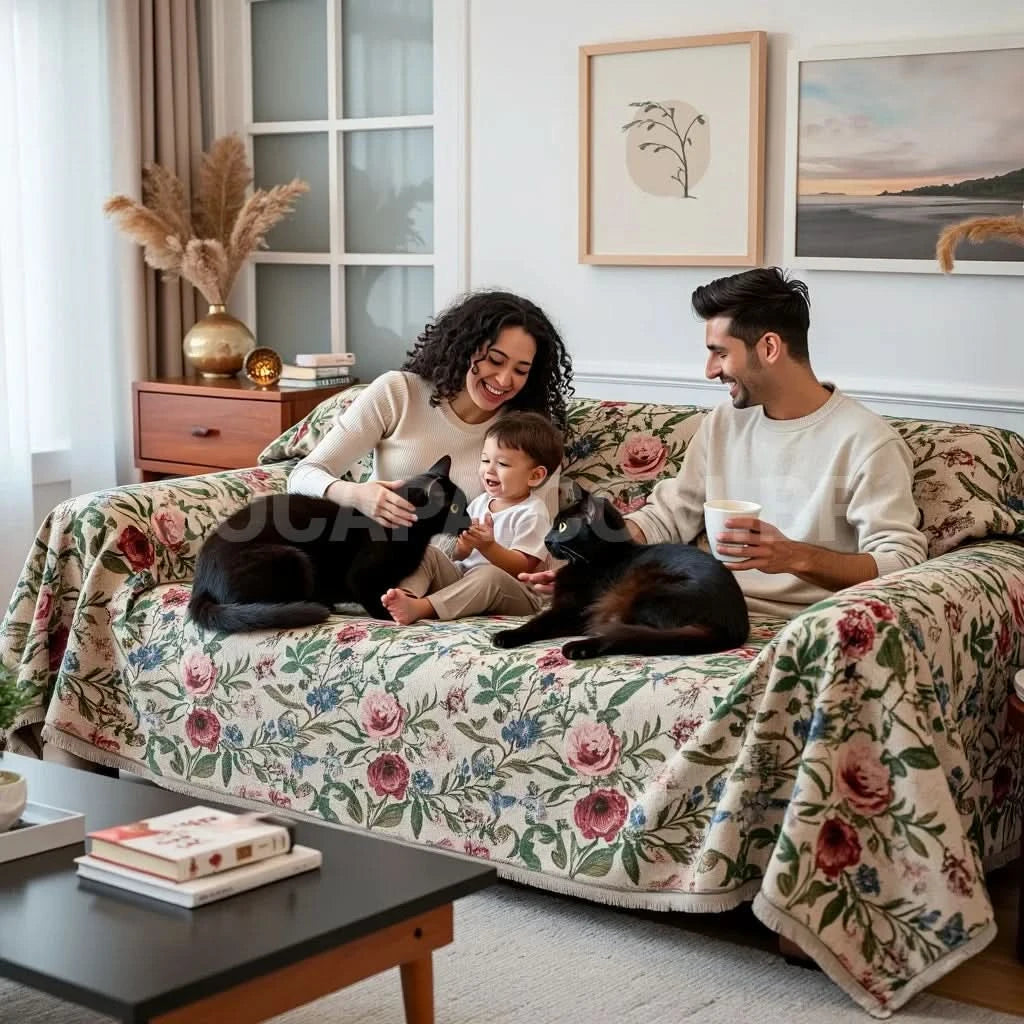 Capa Sofá Anti Gatos Premium | Anti Arranhões e Antiderrapante | Proteção Total Pets