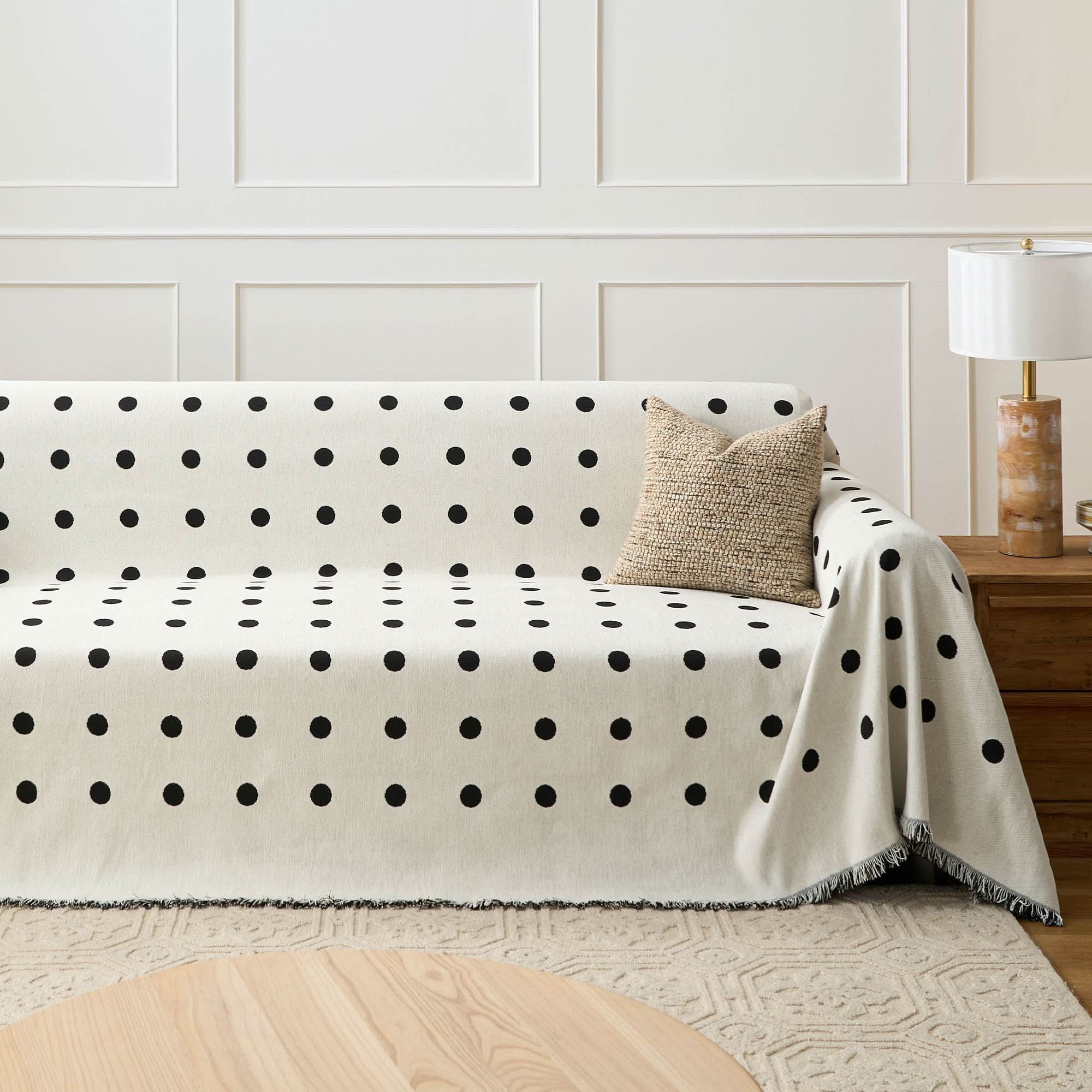 Capa de Sofá Chenille Reversível Black Boba Pet-Friendly Anti-Rugas