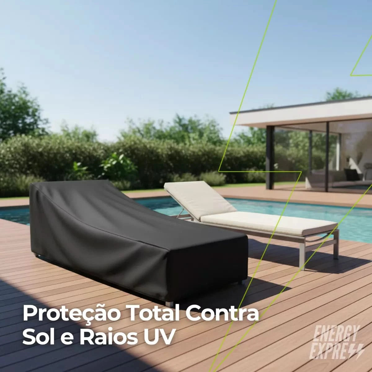 Capa para Espreguiçadeira Impermeável Retangular