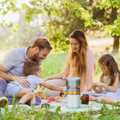 SucoMax - Espremedor de Frutas Elétrico USB Portátil - Entrega Grátis