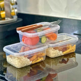 Kit 10 Marmitas com Travas Laterais