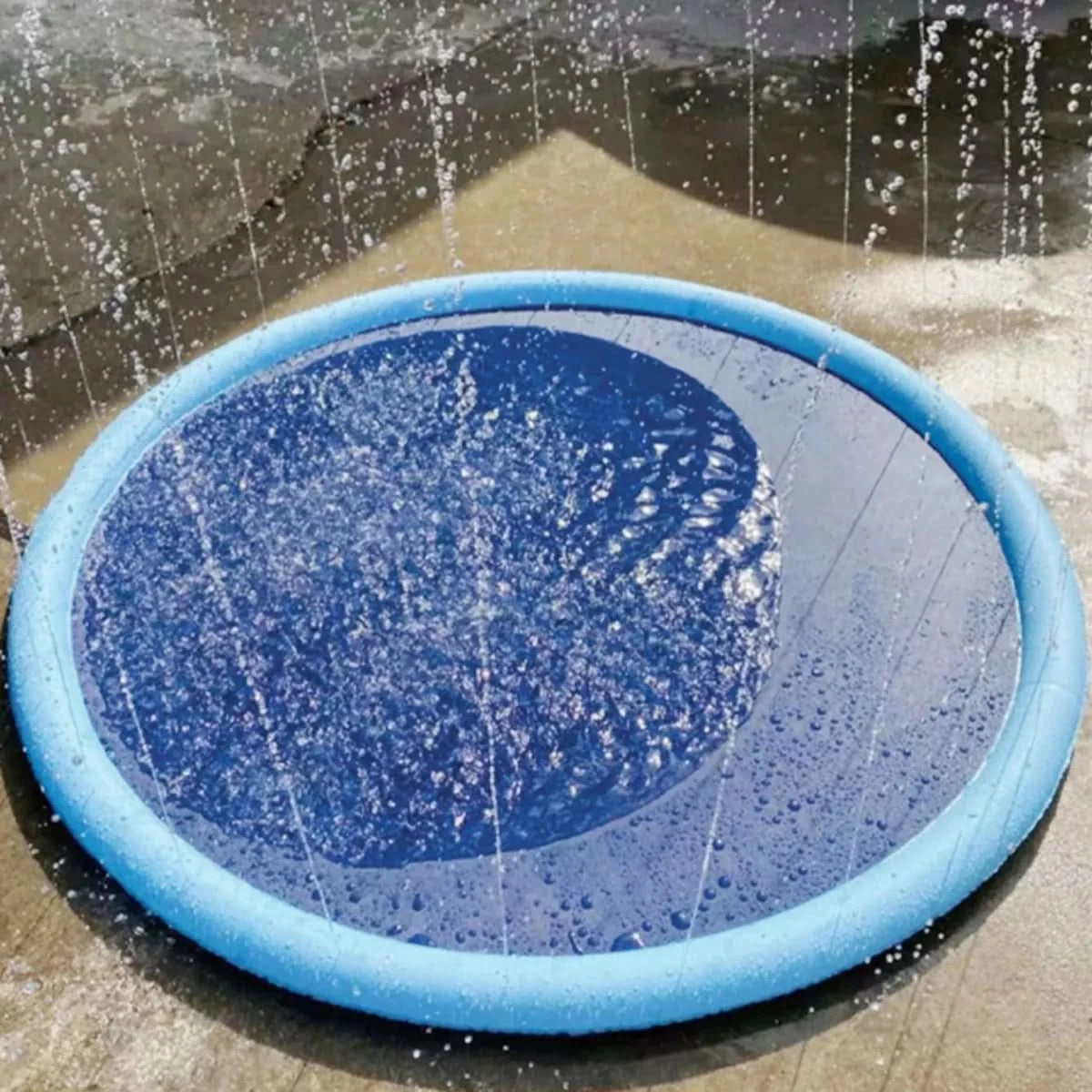 Piscina com Chafariz para Cachorros e Crianças