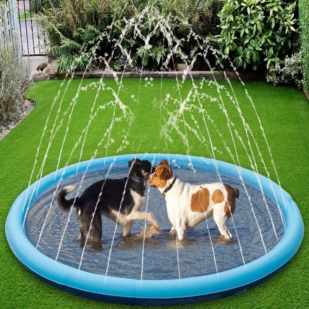 Piscina com Chafariz para Cachorros e Crianças