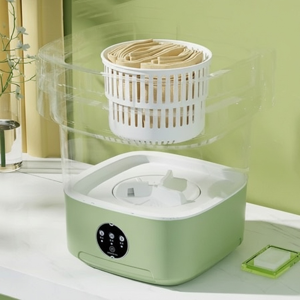 UltraClean - Mini Máquina de Lavar Elétrica Portátil Ideal Para Peças Pequenas - Entrega Grátis