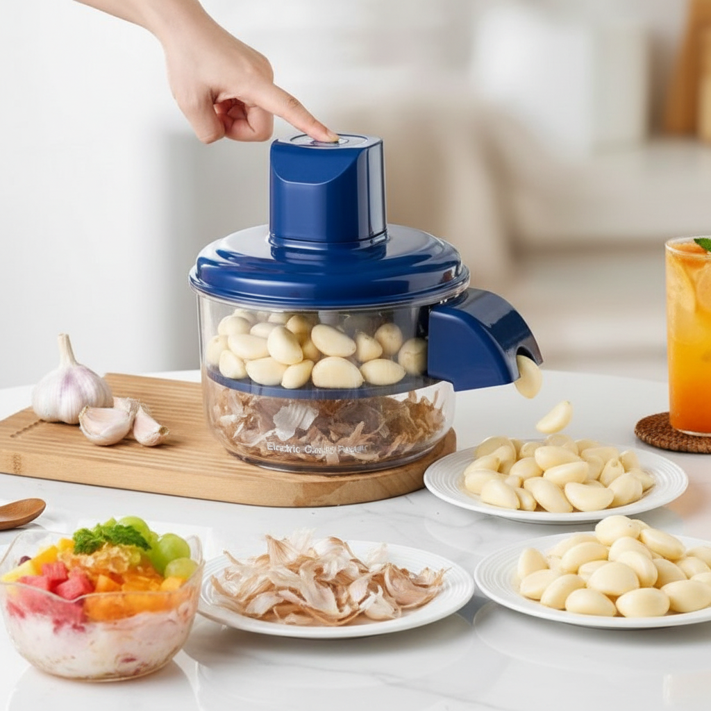 PeelPro™ - Alho e Frutas Descascados em Segundos Sem cheiro e Sem sujeira + Brinde GRÁTIS