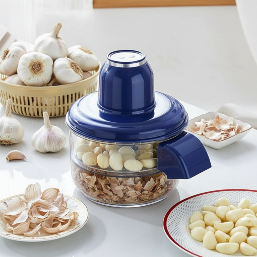 PeelPro™ - Alho e Frutas Descascados em Segundos Sem cheiro e Sem sujeira + Brinde GRÁTIS