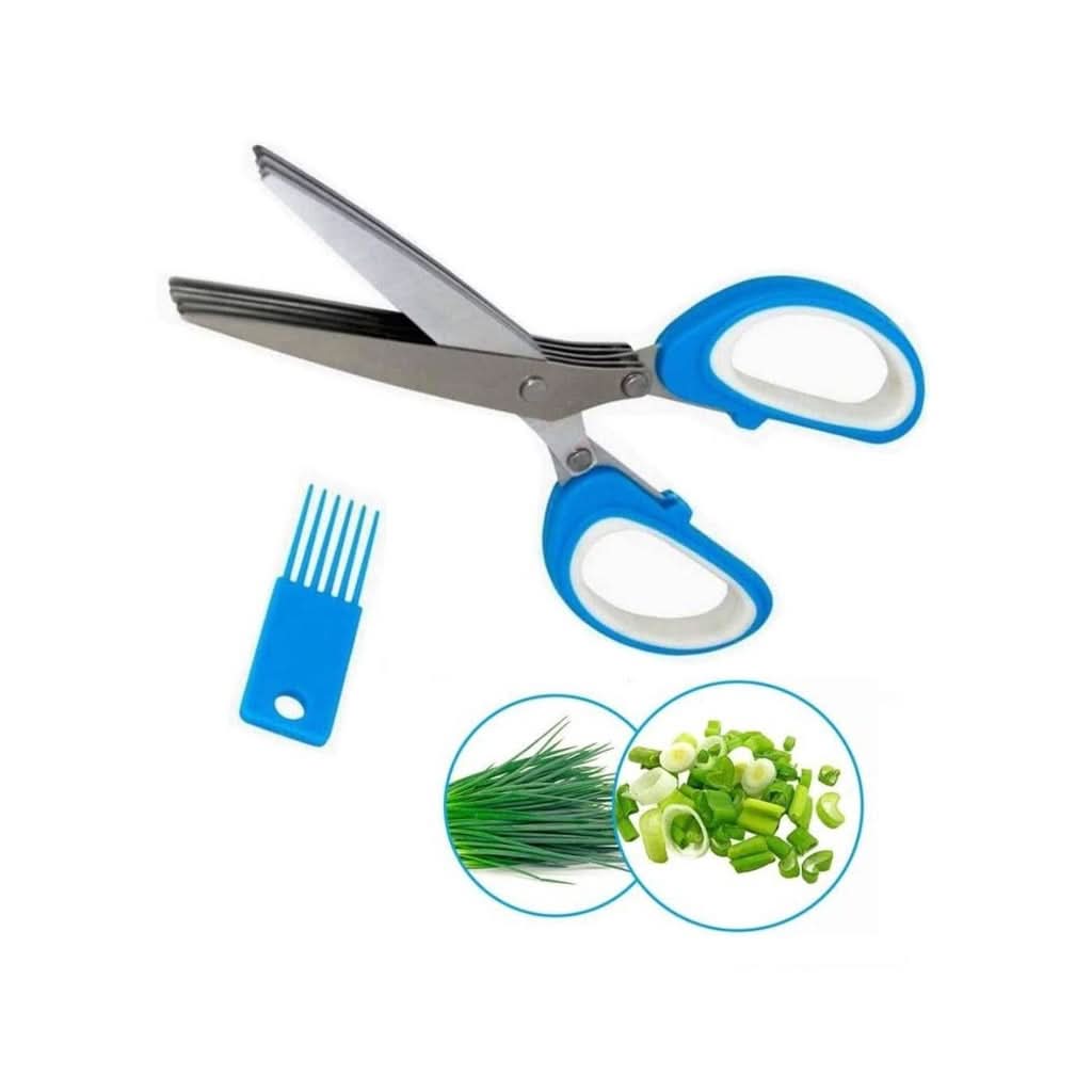 EasyCut - Tesoura de cozinha com 5 lâminas para cortar alimentos