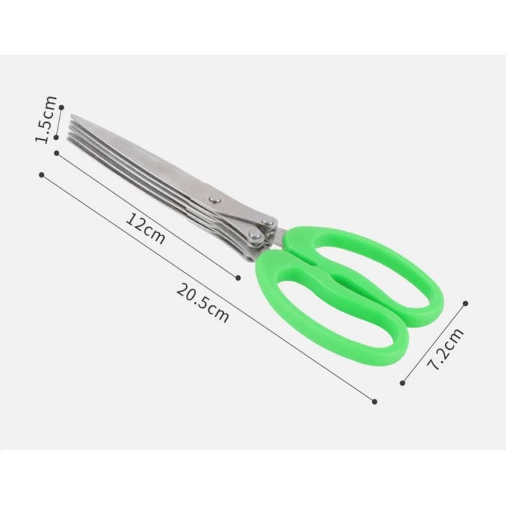 EasyCut - Tesoura de cozinha com 5 lâminas para cortar alimentos