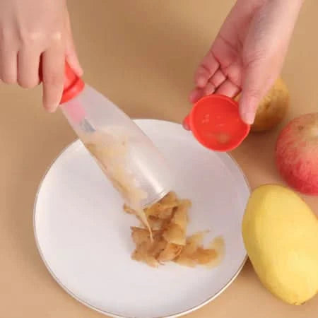 PraticChef - Descascador de Legumes e Frutas com Reservatório Integrado - Entrega Grátis