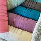 Kit 5 Toalhas de Banho Macias 100% Algodão