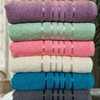 Kit 5 Toalhas de Banho Macias 100% Algodão
