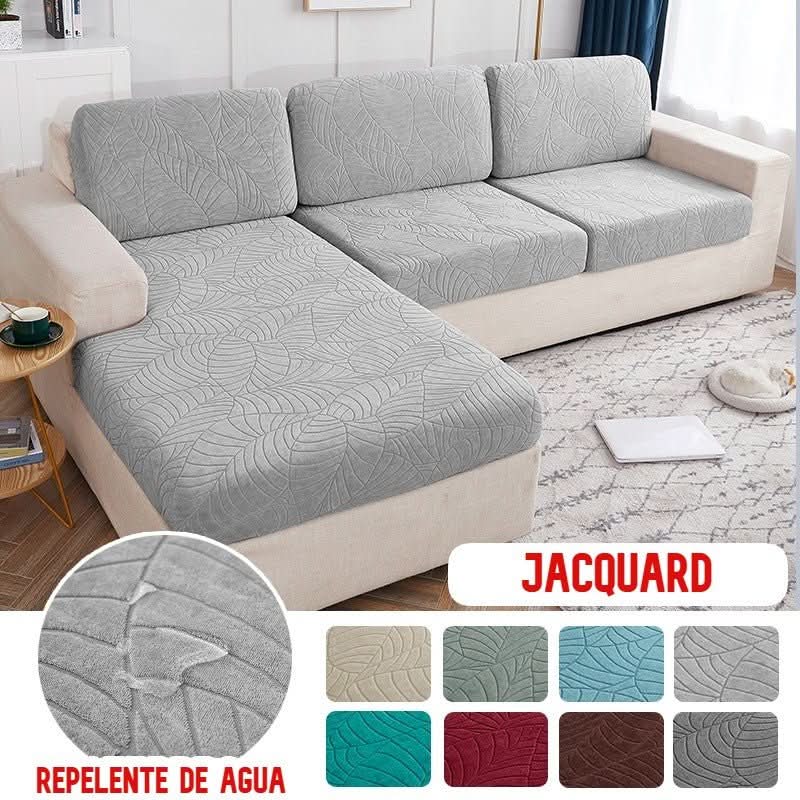 Capa Assento Sofá Jacquard Repelente de Água