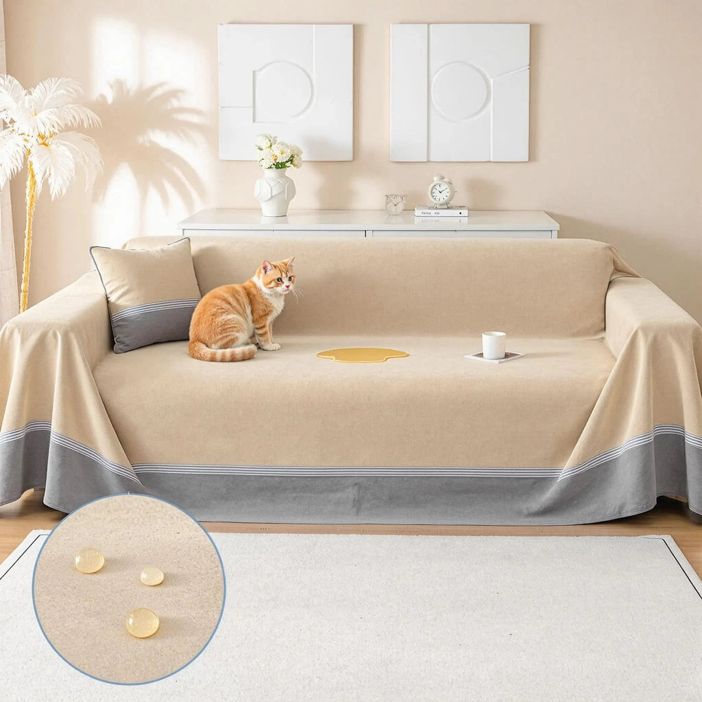 Capa Anti-Xixi MaxProtect para Sofás em Chenille
