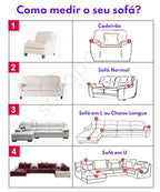 Capa Sofá "Bahia" - Tecido Jacquard