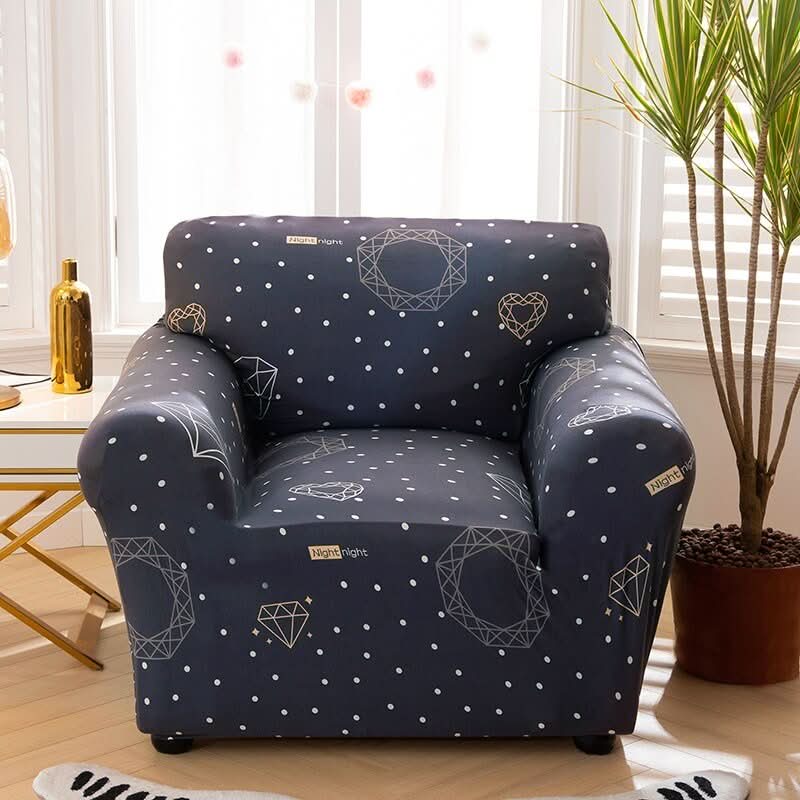 Capa Sofá Estampada Spandex