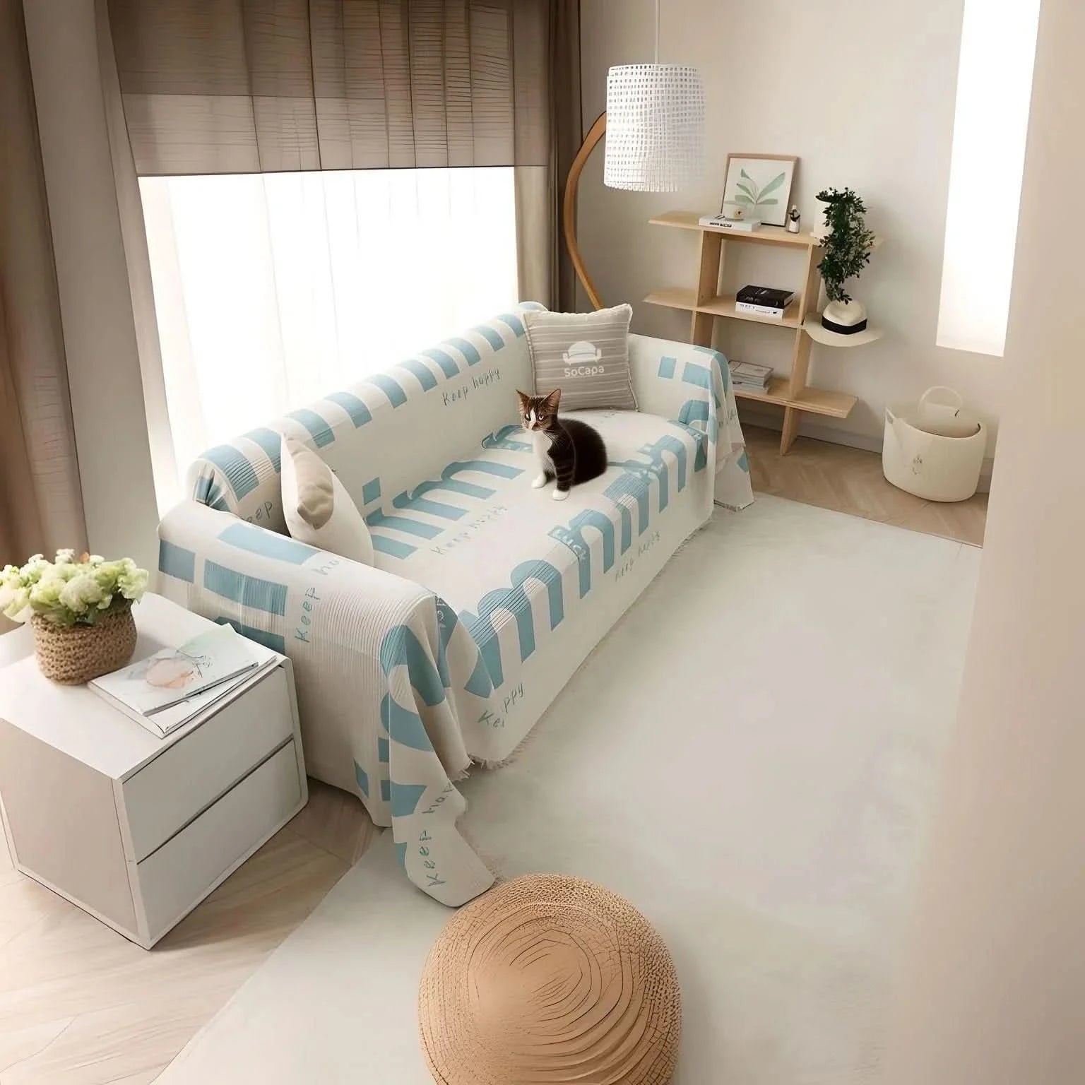 Capa Sofá PelosZero™ Ultra - Defesa Máxima Anti-Pelos & Anti-Arranhões