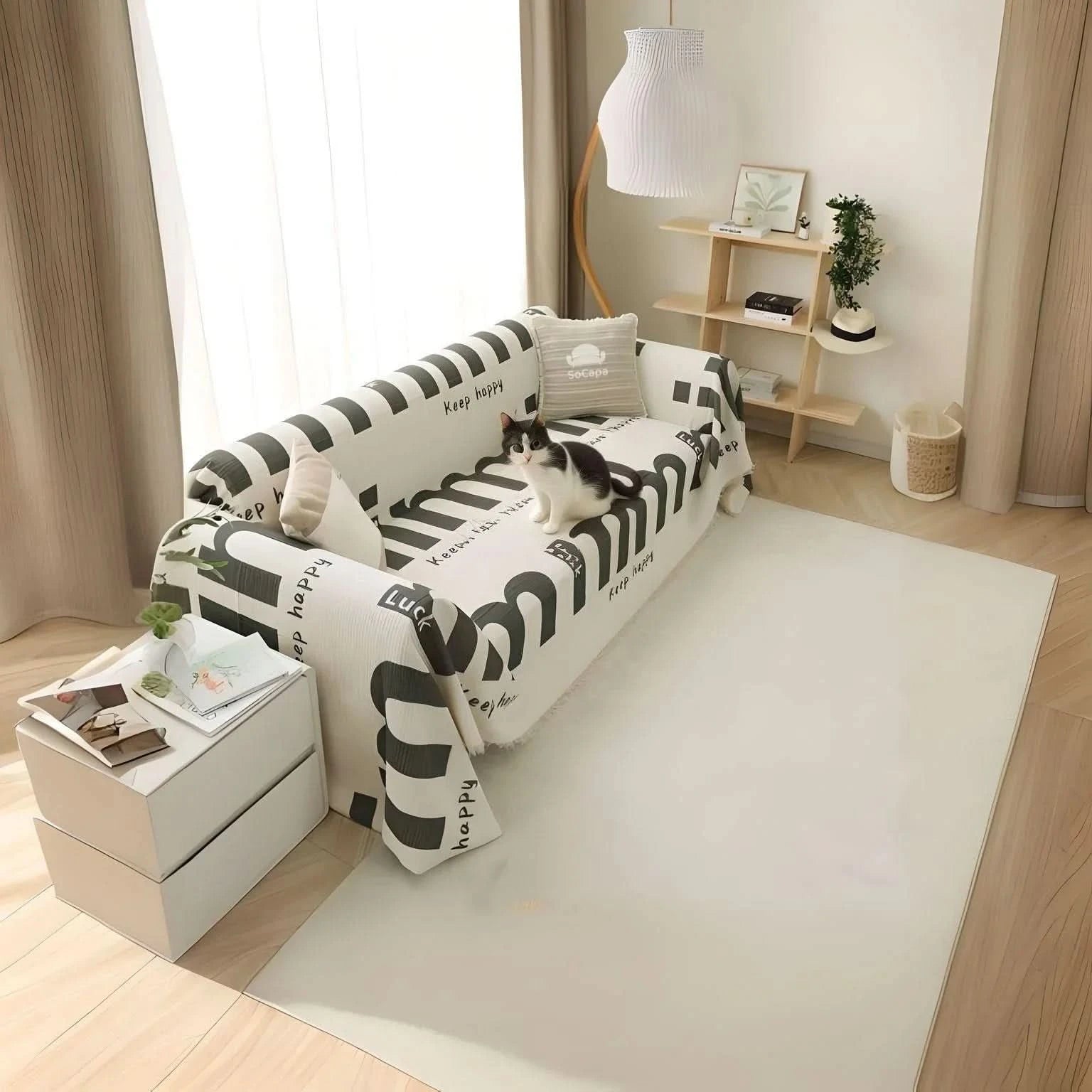 Capa Sofá PelosZero™ Ultra - Defesa Máxima Anti-Pelos & Anti-Arranhões