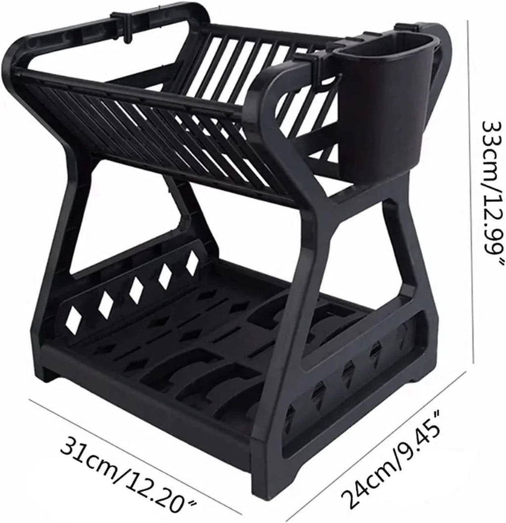 Escorredor Louça Dupla Camada Bancada