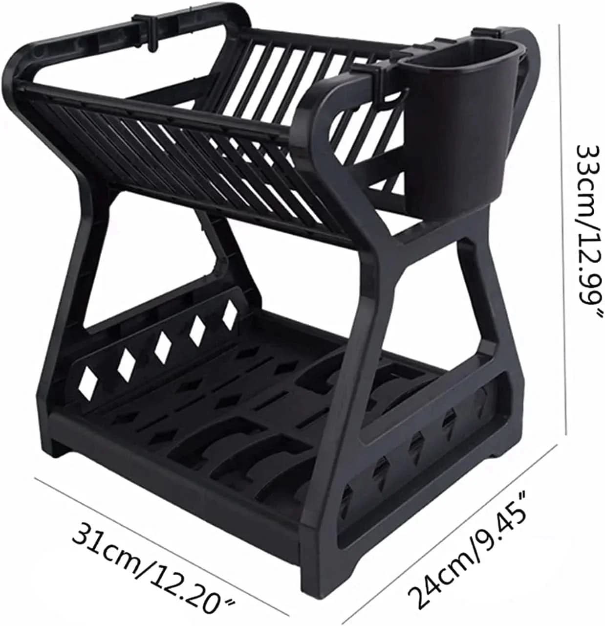 Escorredor Louça Dupla Camada Bancada