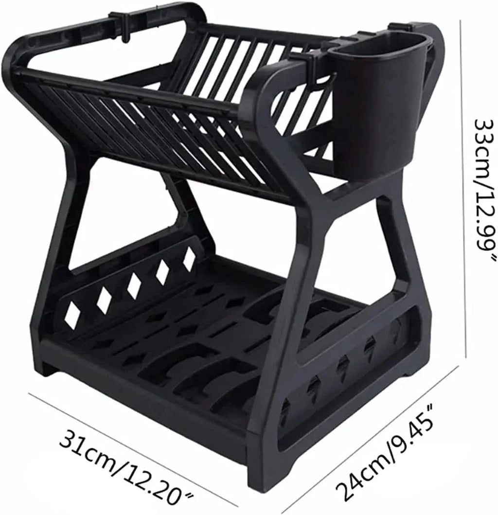 Escorredor Louça Dupla Camada Bancada