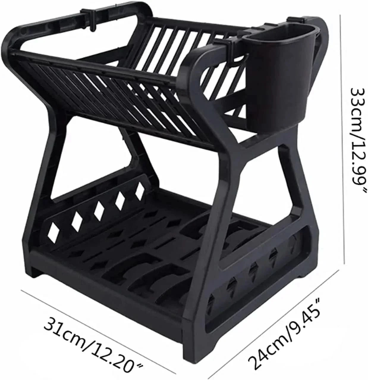 Escorredor Louça Dupla Camada Bancada