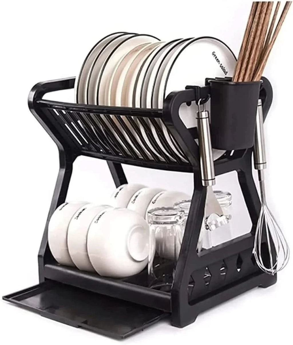 Escorredor Louça Dupla Camada Bancada