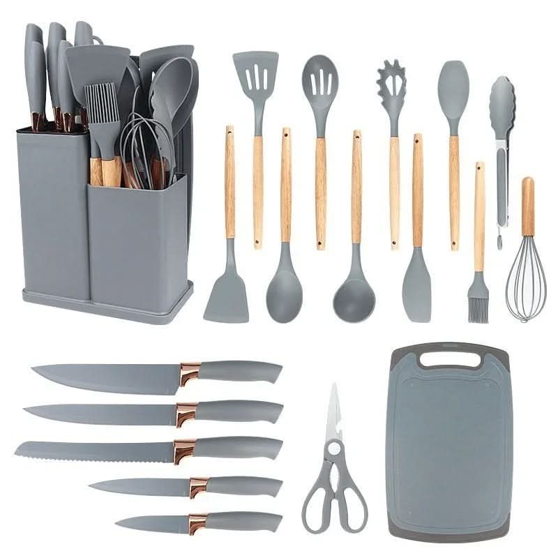 Kit Completo Jogo de Cozinha 19 Peças
