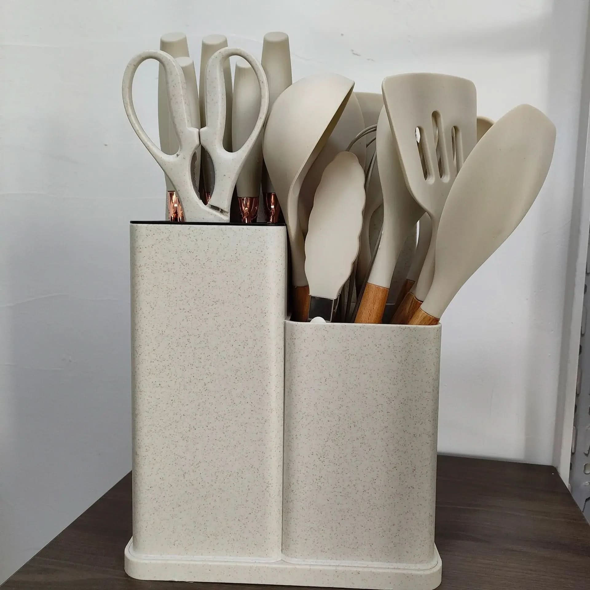 Kit Completo Jogo Utensílios de Cozinha 19 Peças