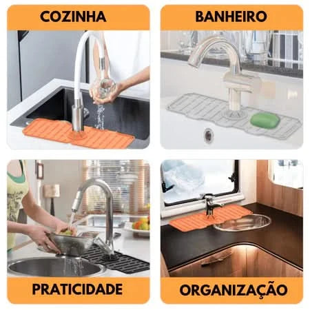 MetClean - Protetor de Torneira Com Drenagem Automática - Entrega Grátis