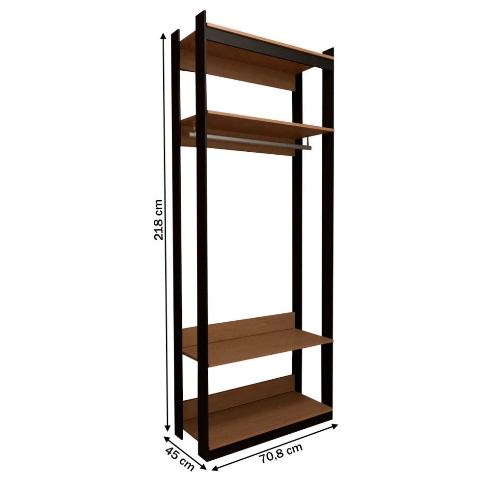 Closet Isadora Flex – Ganhe 3 Organizadores Tampa Max