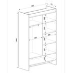 Closet Bianca- 100% MDF