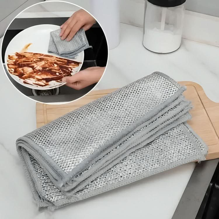 EcoLimp - Pano De Fio De Prata Aço Lavar Louça - Entrega Grátis