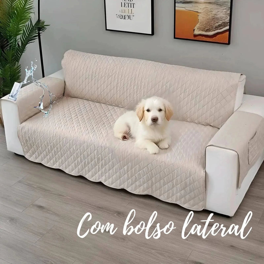 Capa Sofá Impermeável Antidesgaste para Pets