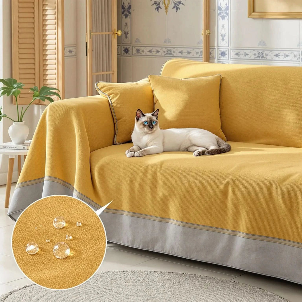 Capa Anti-Xixi MaxProtect para Sofás em Chenille