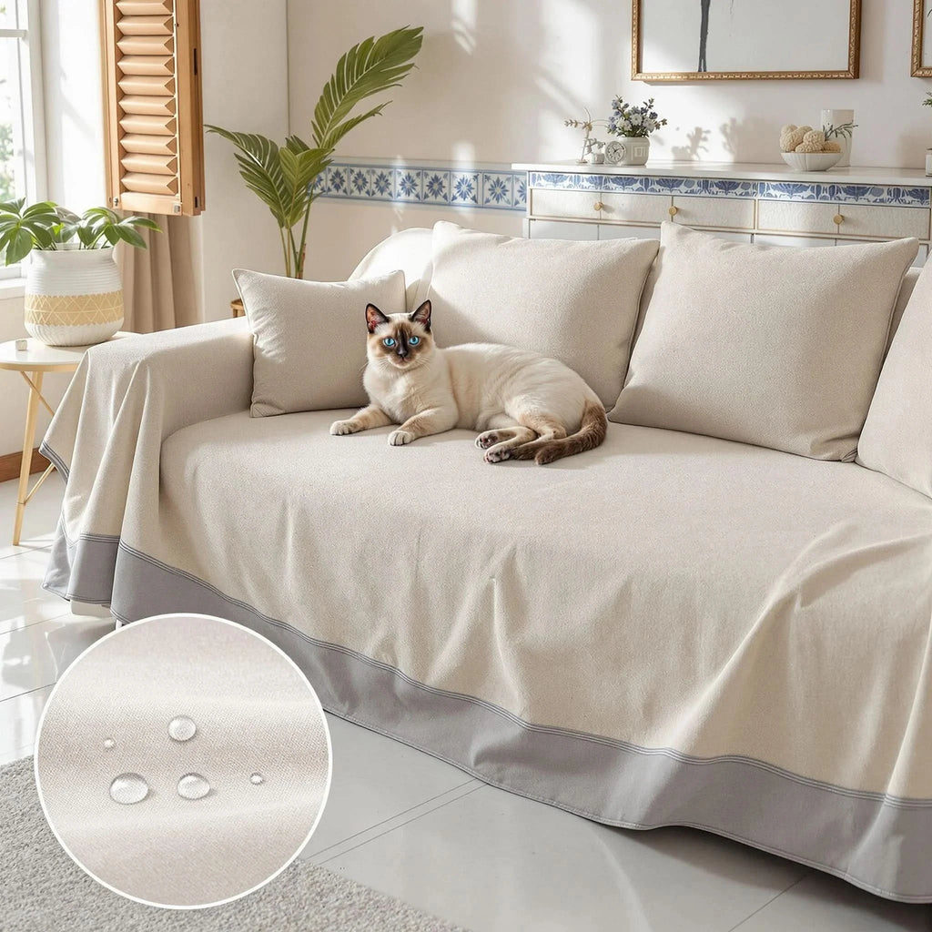 Capa Anti-Xixi MaxProtect para Sofás em Chenille