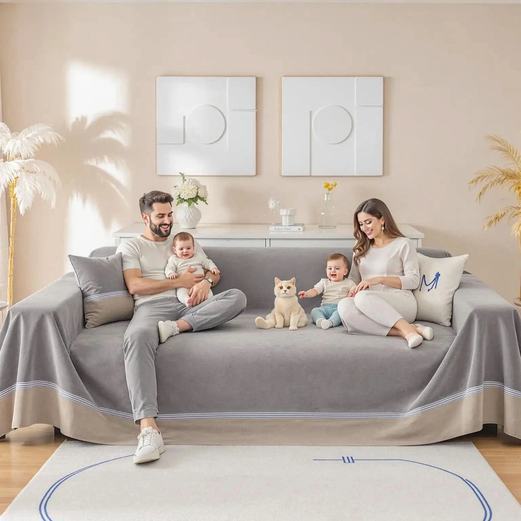 Capa Anti-Xixi MaxProtect para Sofás em Chenille