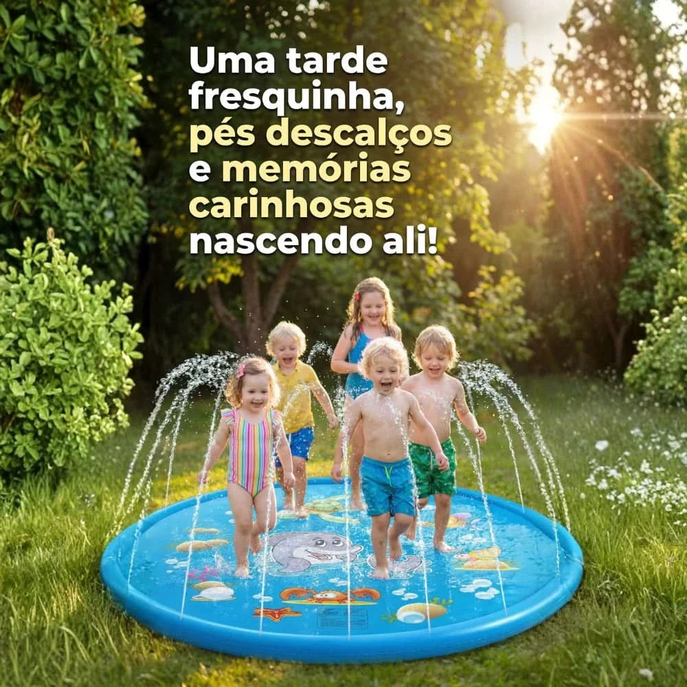 Brinquedo Inflável Tapete de Água para Crianças 100/170cm